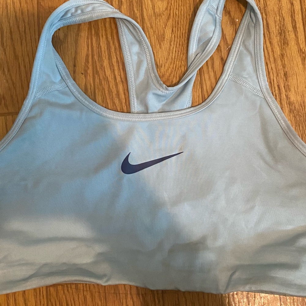 Light Blue nike sports bra